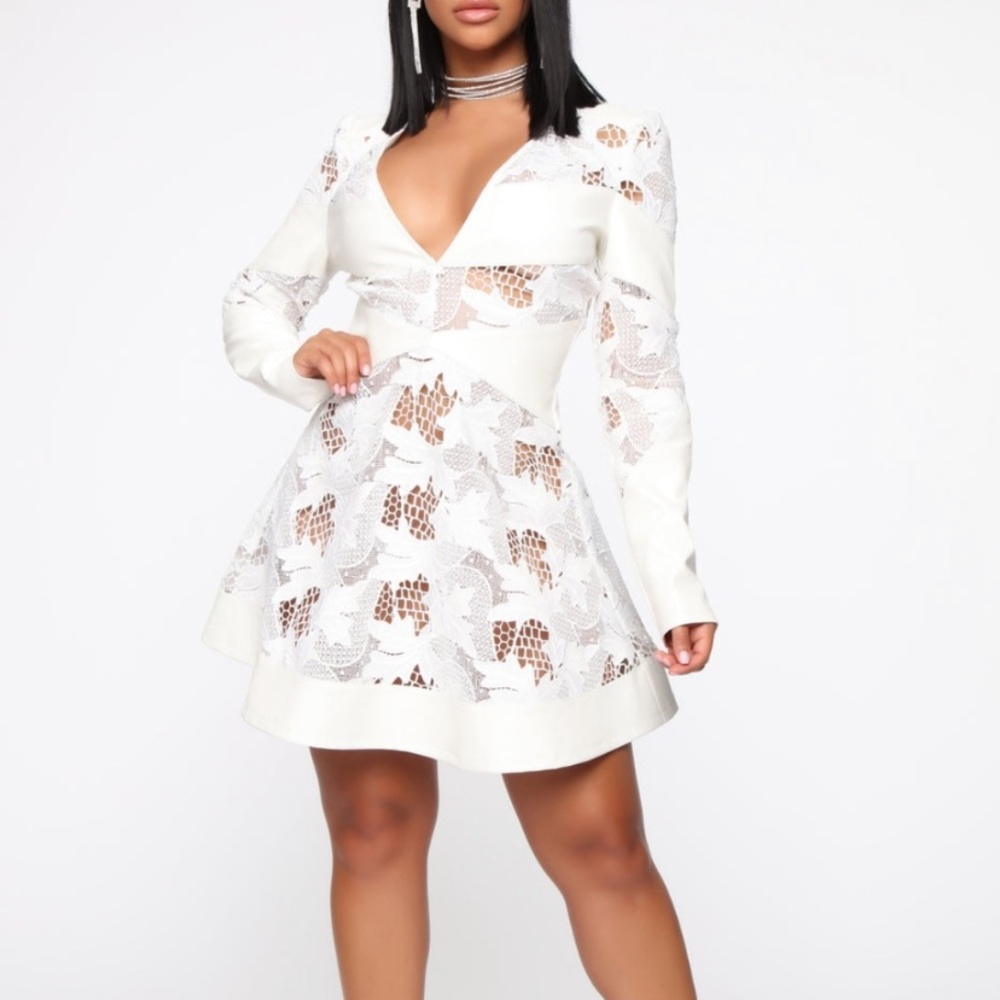 FashionNova Taste My Horchata Mini Dress Size XS